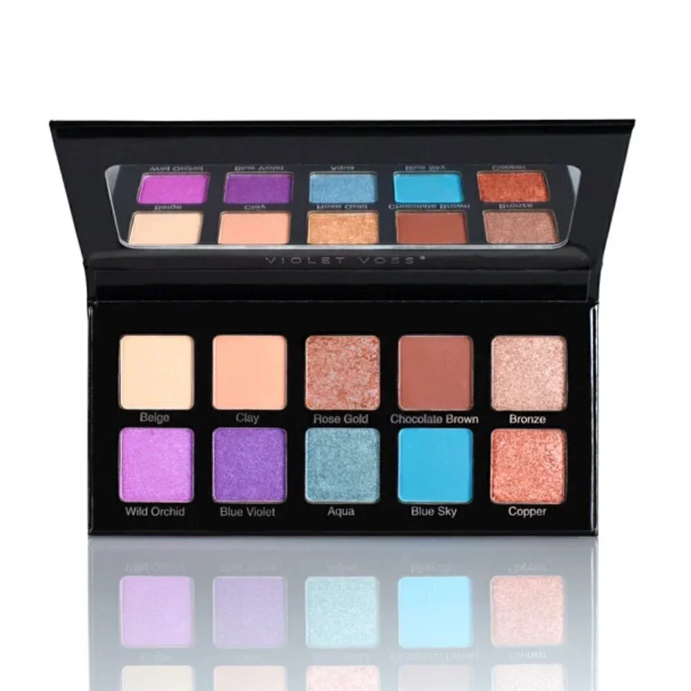 Violet Voss BNIB Neutral Colorful 10 Shade Essentials 2 Eyeshadow Palette